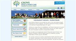 Desktop Screenshot of grovespinesports.com